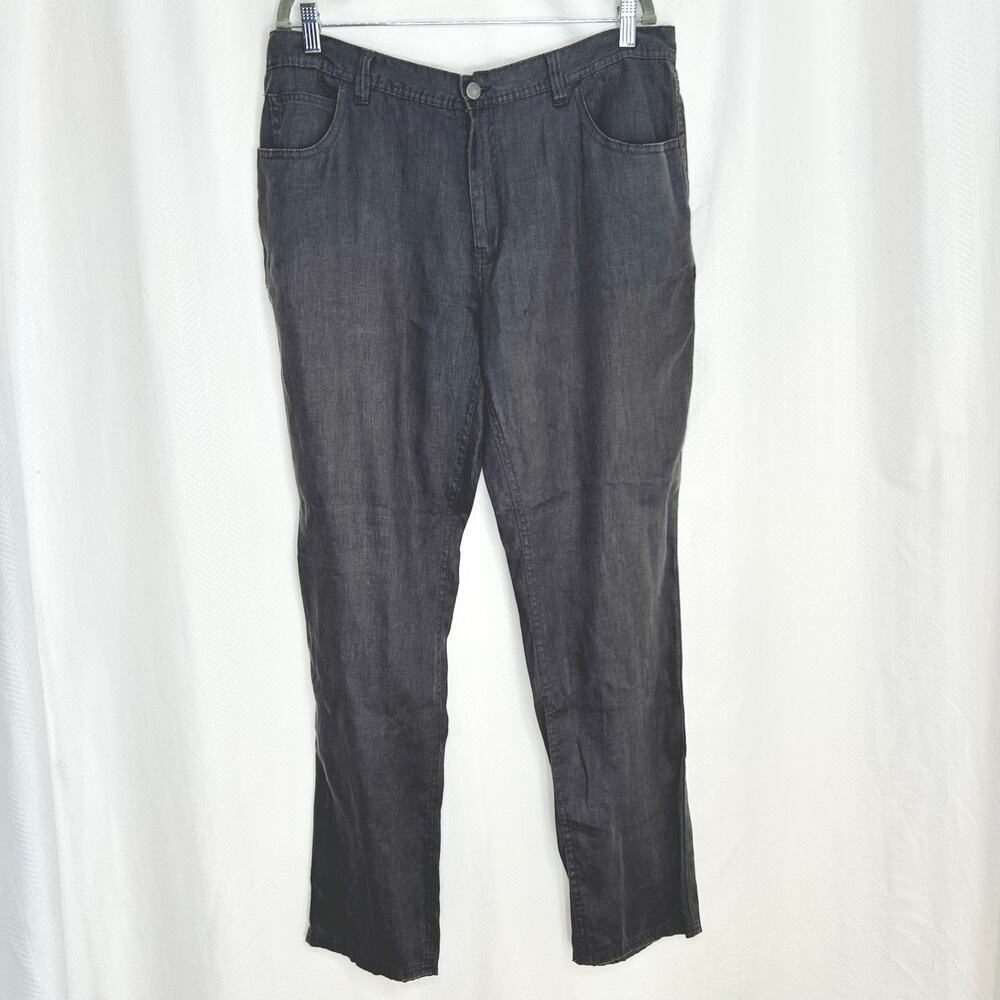 Michael M. Kors mens gray straight leg pants size 36 X 32
